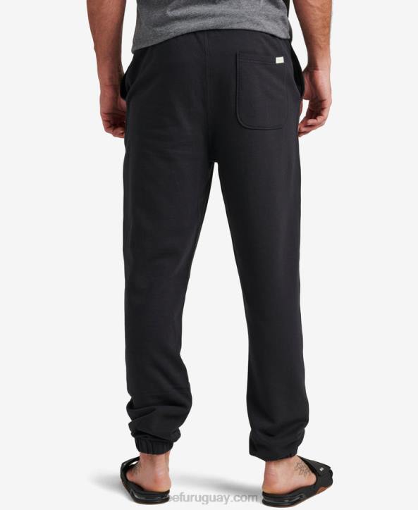 negro R2BV747 joggers de rizo francés thorp Reef hombres