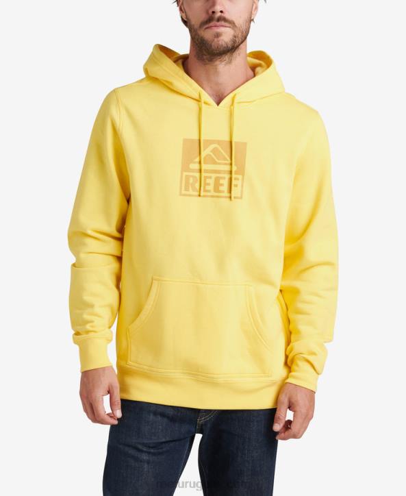 amarillo prímula R2BV736 línea de base sudadera con capucha Reef hombres