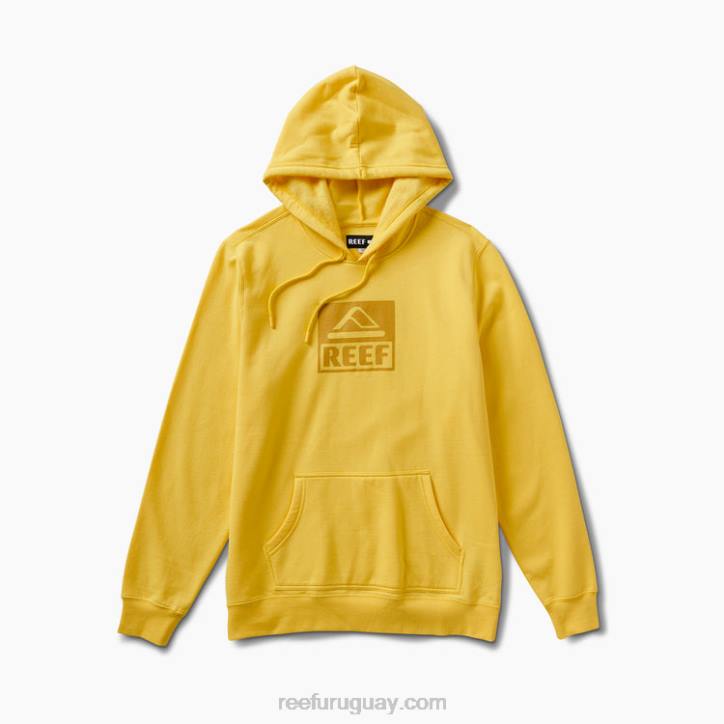 amarillo prímula R2BV736 línea de base sudadera con capucha Reef hombres