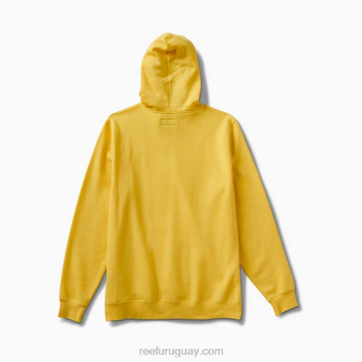 amarillo prímula R2BV736 línea de base sudadera con capucha Reef hombres