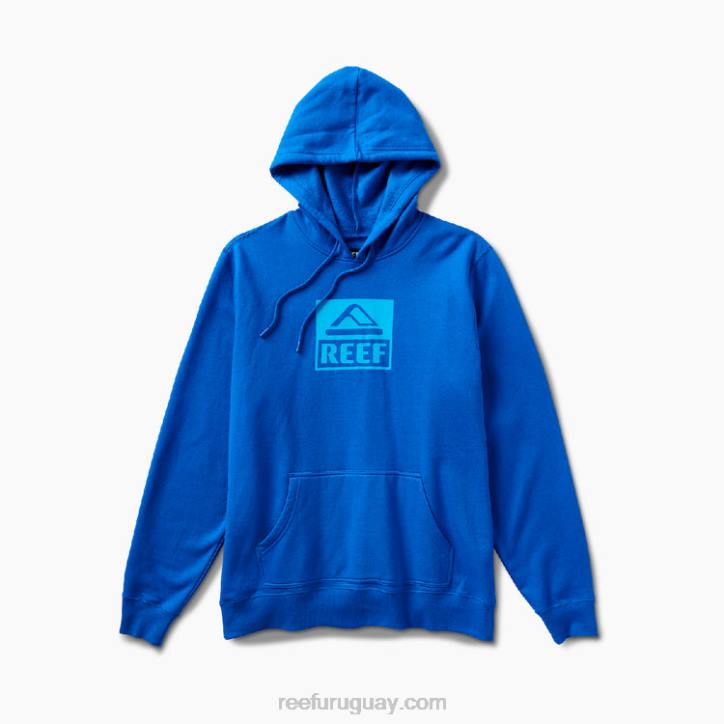 azul lapislázuli R2BV740 línea de base sudadera con capucha Reef hombres