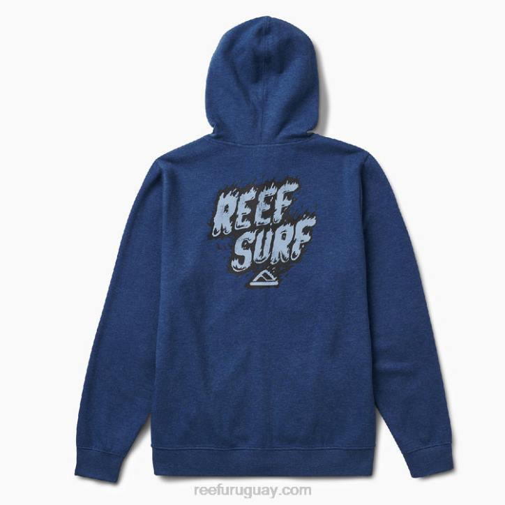 insignia azul R2BV741 sudadera con capucha nelson Reef hombres