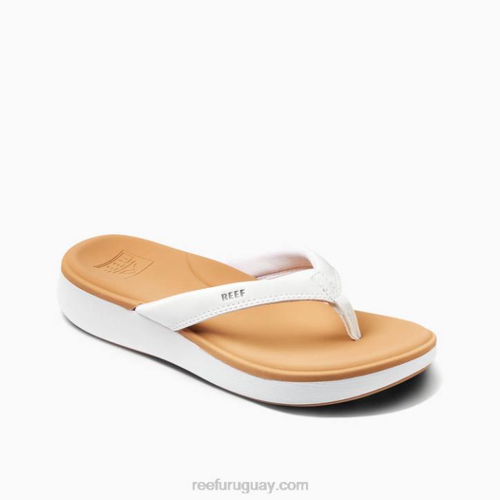 blanco/bronceado R2BV33 cojín nube Reef mujer
