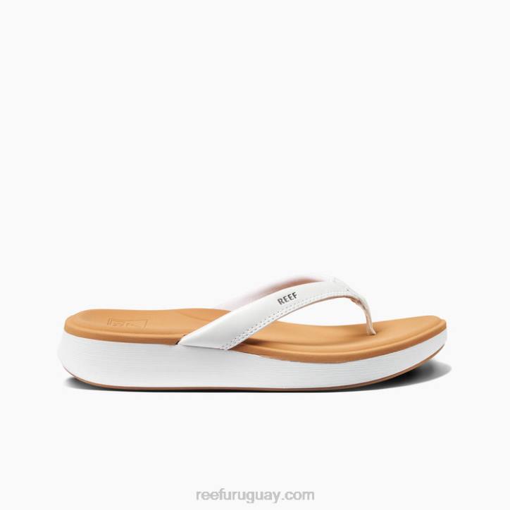 blanco/bronceado R2BV33 cojín nube Reef mujer