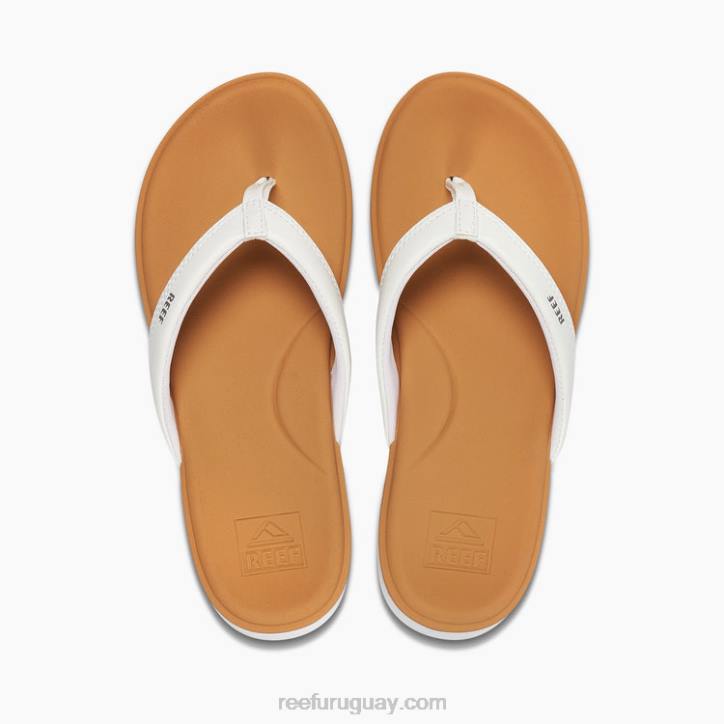 blanco/bronceado R2BV33 cojín nube Reef mujer