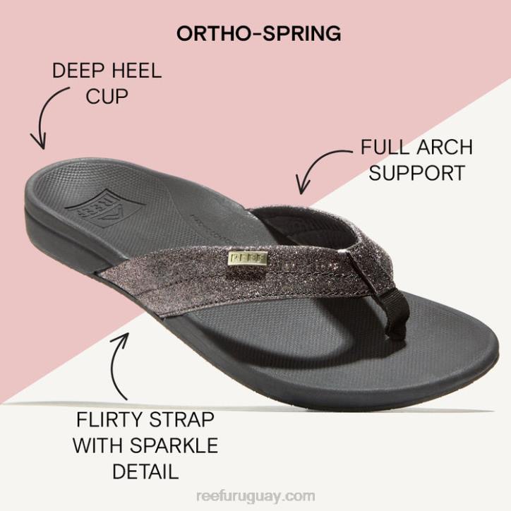 brillo negro/negro R2BV43 arrecife orto-resortemujer