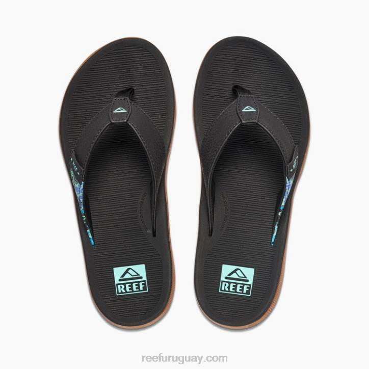negro multi R2BV159 Santa Ana Reef mujer