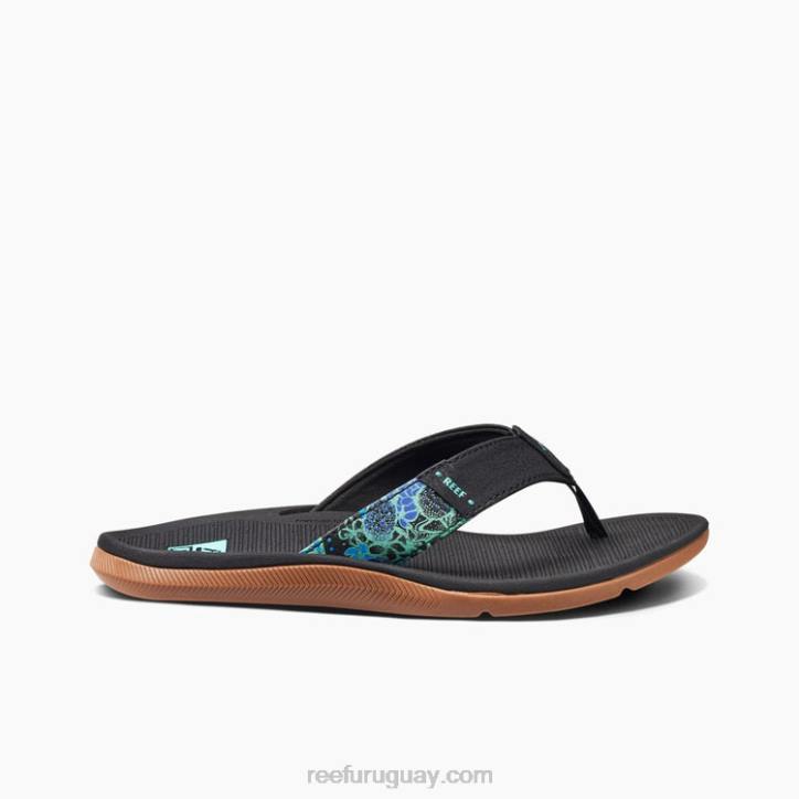 negro multi R2BV159 Santa Ana Reef mujer