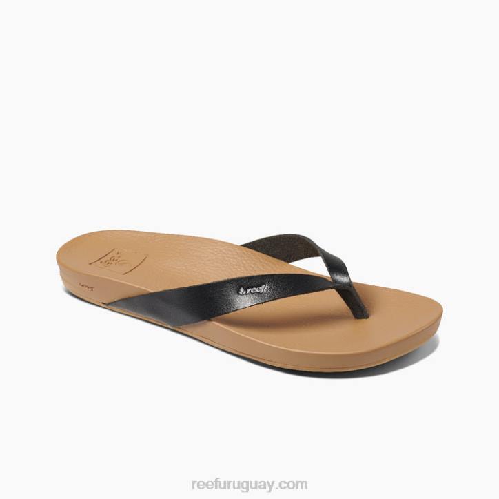 negro/natural R2BV70 cancha de cojines Reef mujer