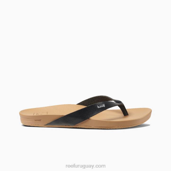 negro/natural R2BV70 cancha de cojines Reef mujer