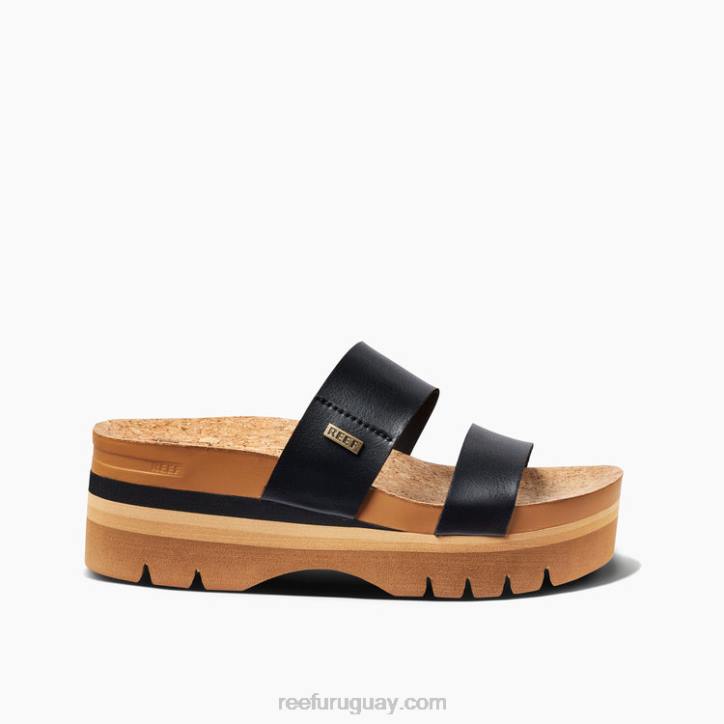 negro R2BV74 cojín vista superior Reef mujer