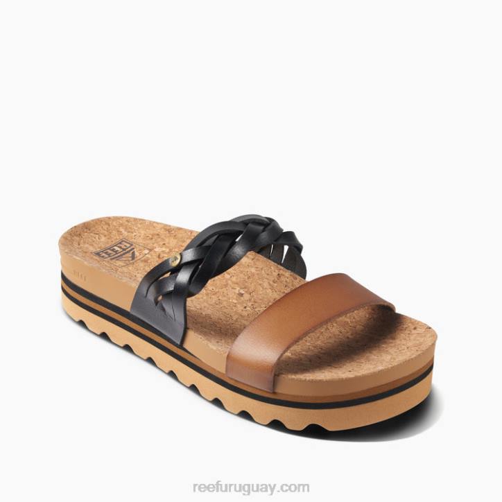 negro/tostado R2BV114 cojín vista hi twist Reef mujer