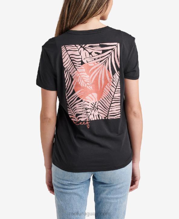 caviar R2BV281 camiseta holgada de manga corta apilada Reef mujer