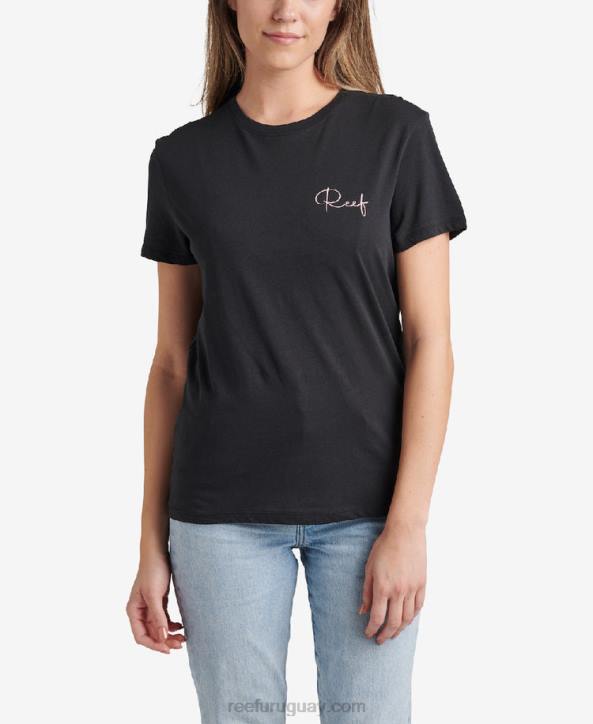 caviar R2BV281 camiseta holgada de manga corta apilada Reef mujer