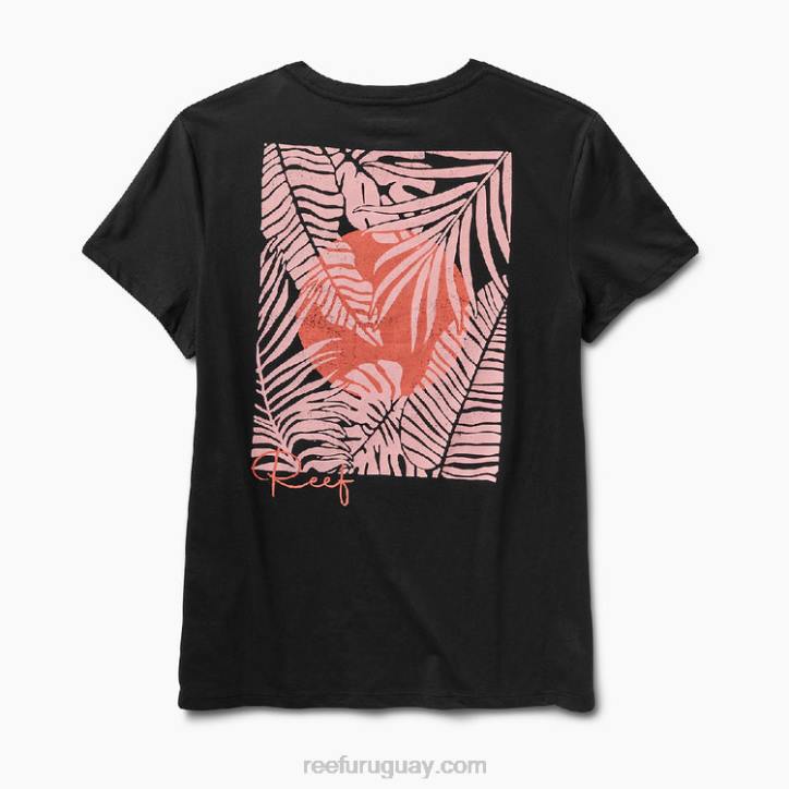 caviar R2BV281 camiseta holgada de manga corta apilada Reef mujer