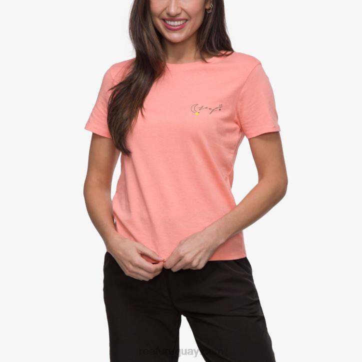 flor del desierto R2BV266 camiseta de manga corta con marco Reef mujer