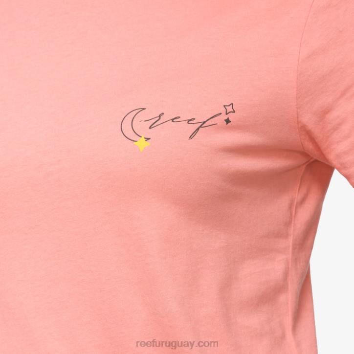 flor del desierto R2BV266 camiseta de manga corta con marco Reef mujer