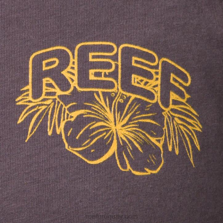 gris R2BV278 camiseta belina de manga corta Reef mujer