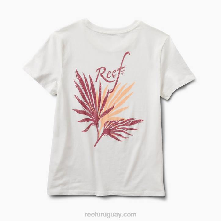 malvavisco R2BV284 camiseta de manga corta con flores Reef mujer