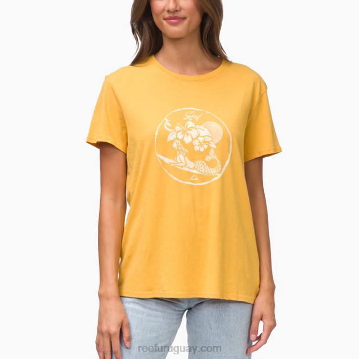 miel de oro R2BV267 camiseta de manga corta tony Reef mujer