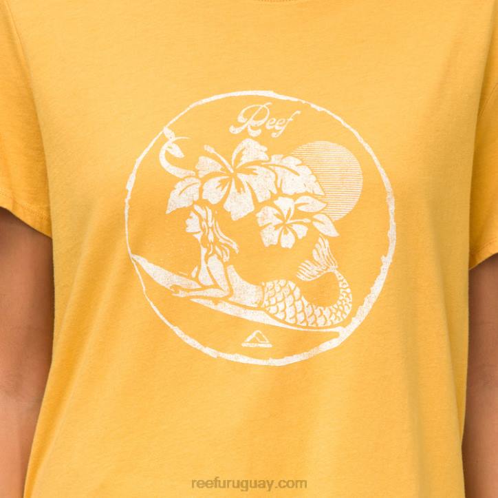 miel de oro R2BV267 camiseta de manga corta tony Reef mujer