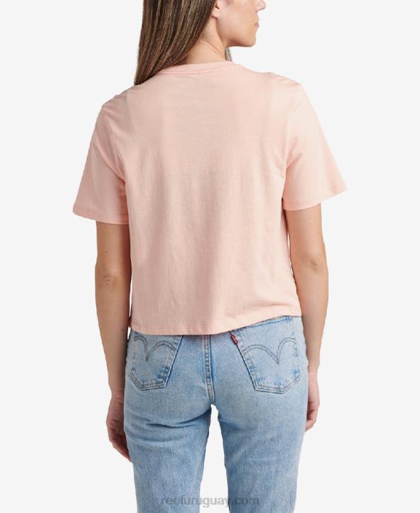 tinte de corbata de melocotón R2BV285 camiseta de manga corta sara Reef mujer
