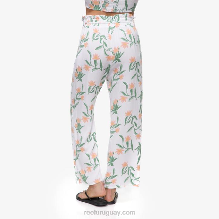 blanco brillante R2BV291 pantalón paperbag esperanza Reef mujer