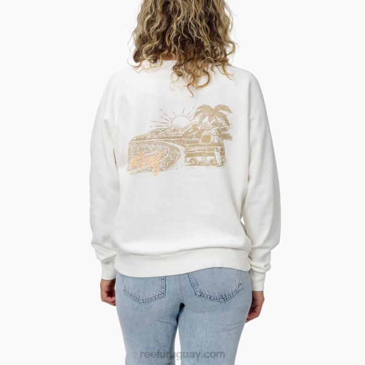 malvavisco R2BV290 salvaje jersey de cuello redondo Reef mujer
