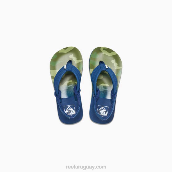 azul marino/camuflaje R2BV833 pequeño ahi Reef niños