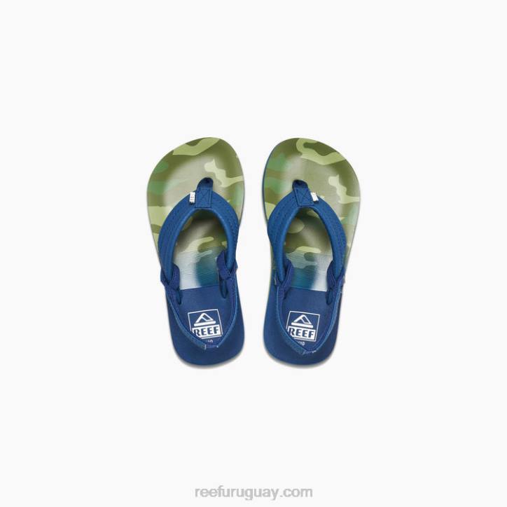 azul marino/camuflaje R2BV833 pequeño ahi Reef niños