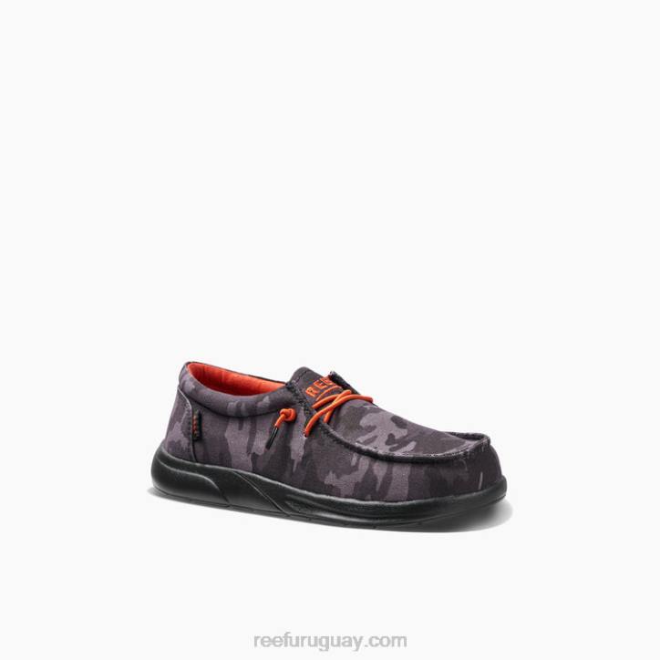 camuflaje negro/rojo R2BV857 costa de cojines para niños Reef