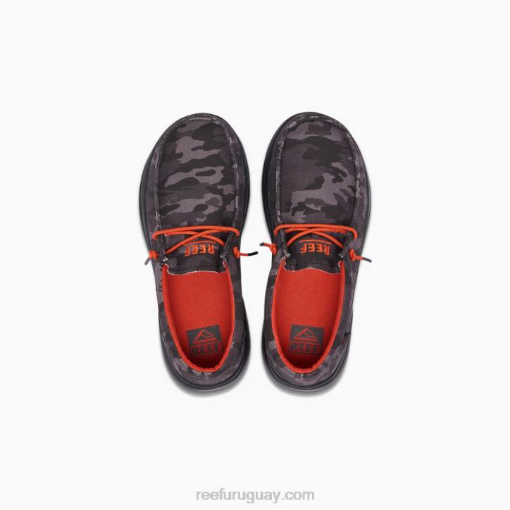 camuflaje negro/rojo R2BV857 costa de cojines para niños Reef